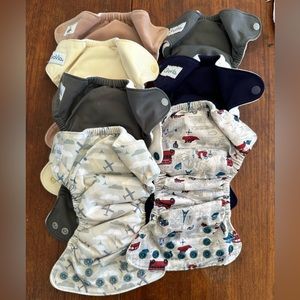 GroVia newborn cloth diapers